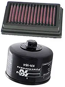 K&N Motorcycle Air Filter + Oil Filter Combo 2014 BMW R nineT BM-1204 + KN-164