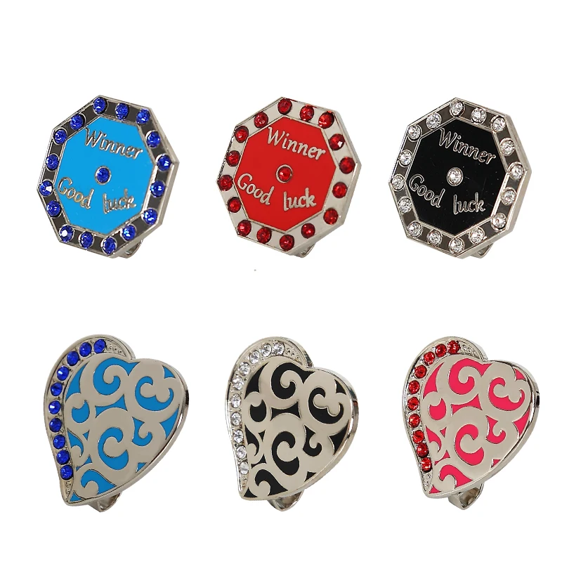 Wholesale Customize Alloy Hat Clip Golf Ball Marker