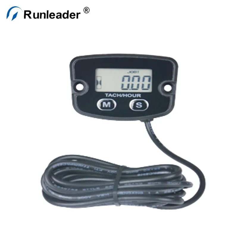 Runleader Marine Tach Hour Meter Tachometer Rpm Display For Motorcycle ...