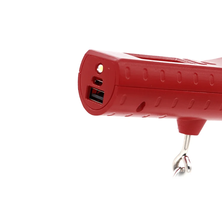 3 In 1 Mechanical Portable Luggage Hand Scale With Powerbank And Torch