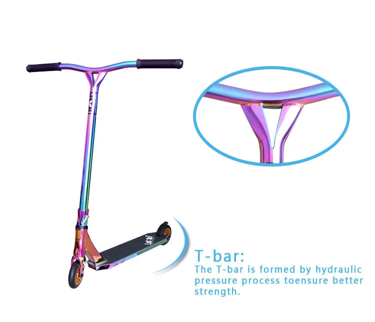 Neo Chrome Pro Scooter Rainbow Adult Scooters For Sale Freestyle HIC Stunt Neo Chrome Pro Scooter Rainbow Adult Scooters For Sale Freestyle HIC Stunt