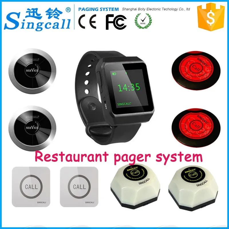 Restaurant Five and Three Keys Menu Call Button System