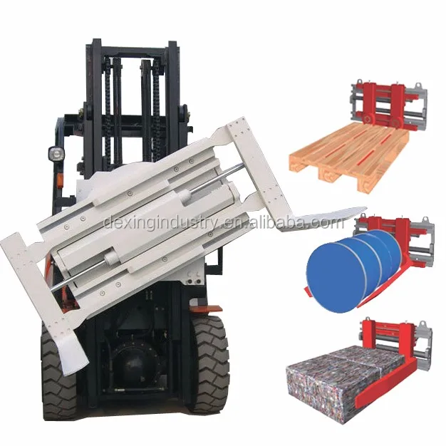 Ce Forklift Attachment Full Rotating Pallet Fork Clamp,Side Shift