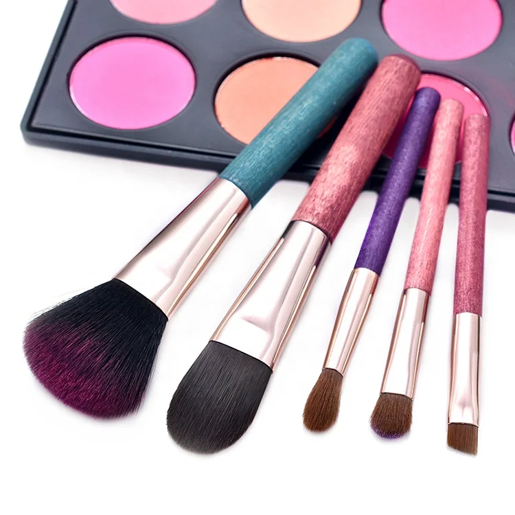 Top Quality Makeup Brush Set Eco 5pcs Mini Travel Makeup Brush Set