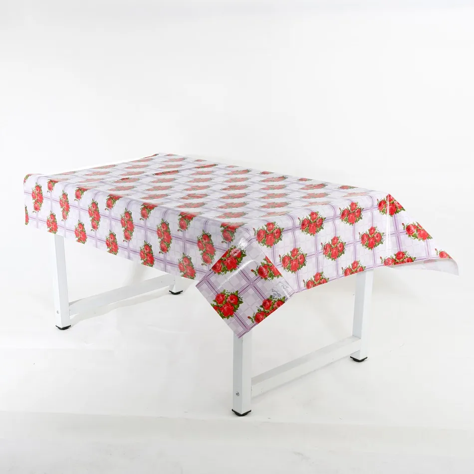 Flower Printing Pvc Plastic Table Cloth Rolls For Home Buy Plastic