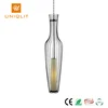 Glamorous Flower Vase Shape Ceiling Mounted Iron Chandelier For Hotel Project