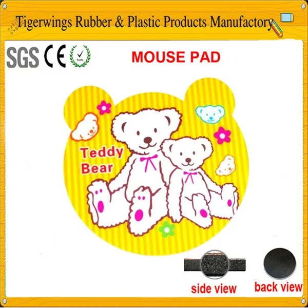 Hot selling Tigerwings mickey mouse rubber mouse pad for haierr laptop