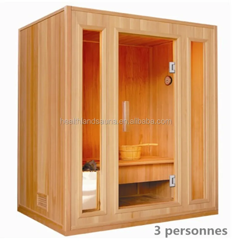 Traditional Steam Sauna Room 3 Person Home Use Indoor Sauna Kits ... Traditional Steam Sauna Room 3 Person Home Use Indoor Sauna Kits ...