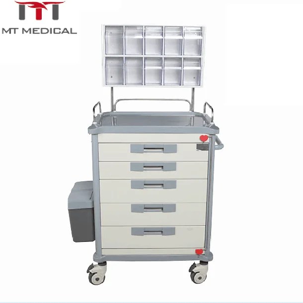 MAT-4 medical anesthesia trolley with drawer