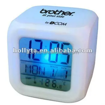 alarm clock glow sound custom larger