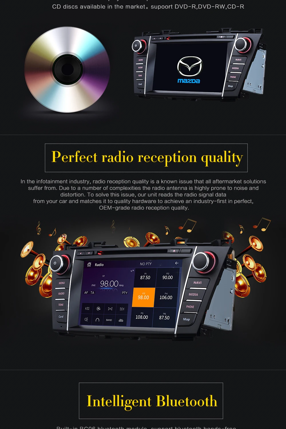 Mazda 5 Gps Navigation System Without Broken Cables And Nondestructive