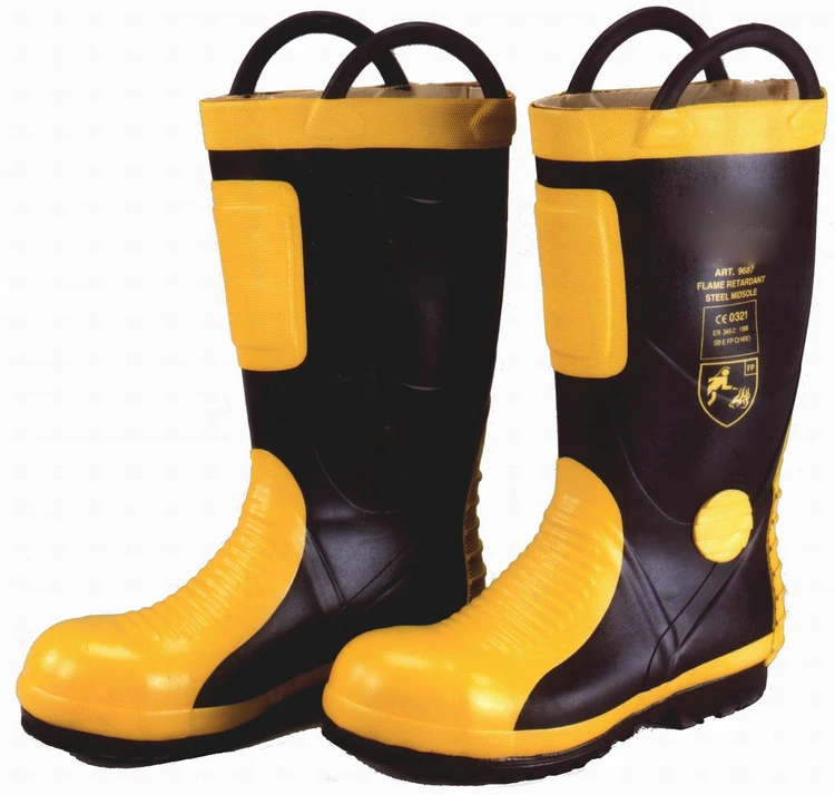 새로 디자인 안전 신발 소방 부츠 보호 Buy Fire Fighting Boots,Fire Fighting Boots For
