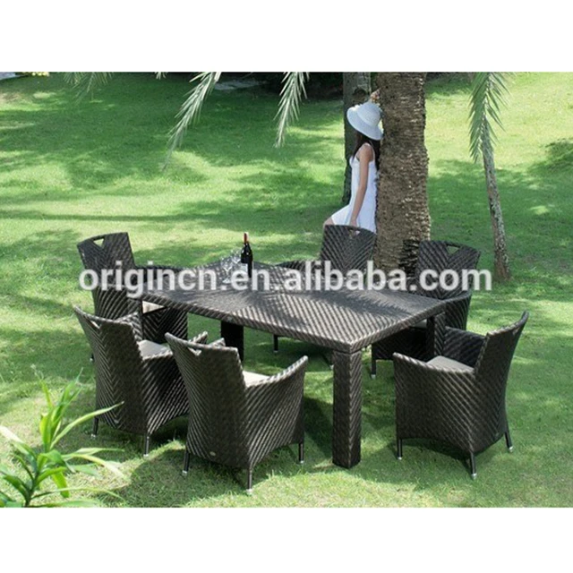 plastic dining table set 6 seater