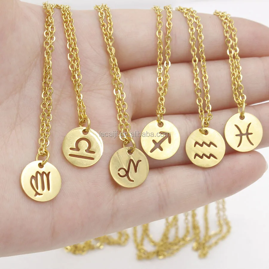 12 Horoscope Zodiac Collier pour Hommes Femmes Chaîne De Serpent En Acier Inoxyd 12 Horoscope Zodiac Collier pour Hommes Femmes Chaîne De Serpent En Acier Inoxyd