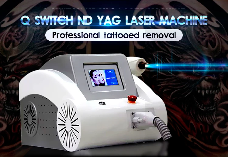 Q-Switched Nd Yag Laser 1064 1320 532 nm Tattoo Removal Carbon Peeling Beauty Machine Portable Q Switched Nd Yag Laser Tattoo Removal Machine | Honkay tattoo removal machine,laser tattoo removal,tattoo removal machine price