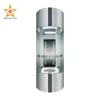 MRL panoramic sightseeing lift elevator for shopping mall