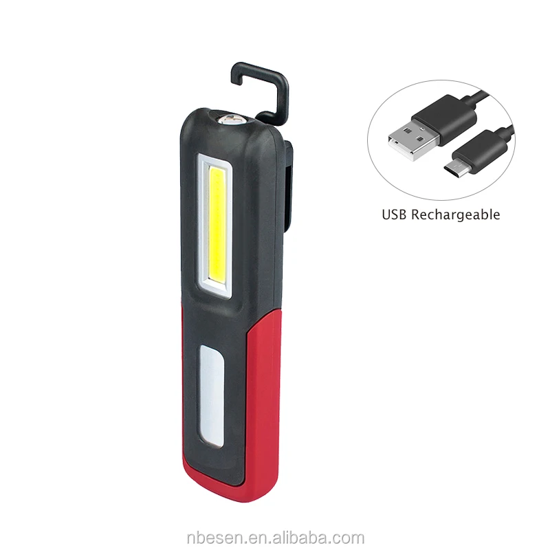 2018 new design COB LED work light with rechargeable battery