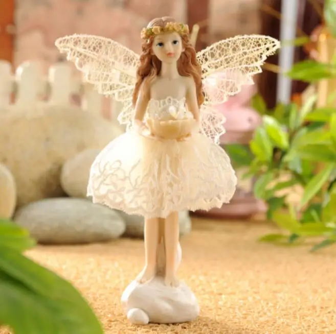 resin garden fairy statues