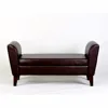 China manufacturer high quality faux leather storage ottoman Bench / PU Ottoman with storage/