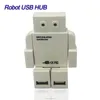 High speed Folding Robot 4 Port 2.0 USB HUB For Computer