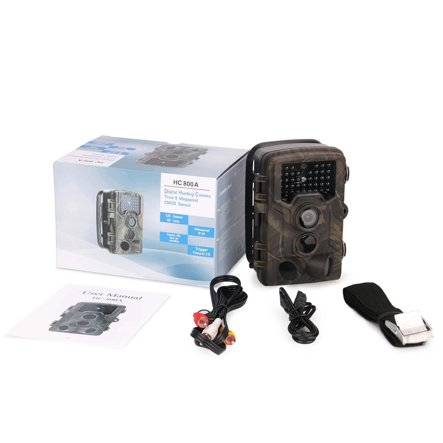 Wireless Camouflage Hunting Trail Camera Hc800a With 12mp No Mms