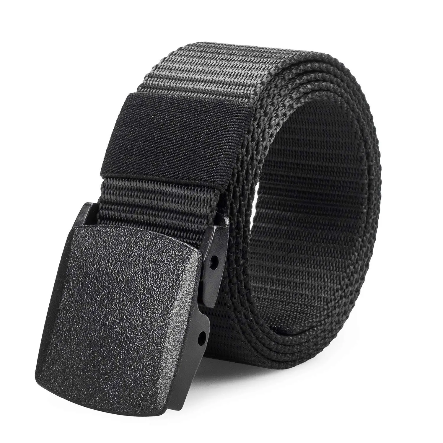 Buy Tactical Belt, Nylon Webbing Belt with Plastic Buckle Riggers Belt ...