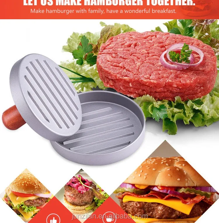 Square Used Automatic Hamburger Equipment Patty Maker Custom Burger