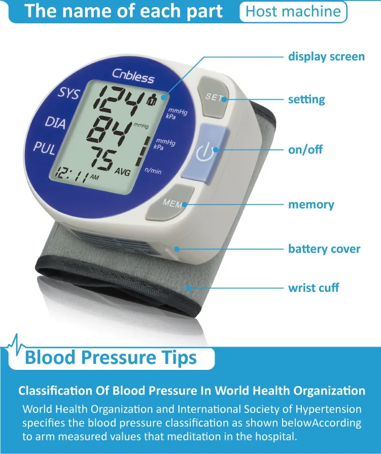 Smart Watch With Blood Pressure Meter And Heart Rate Wrist Buy Watch