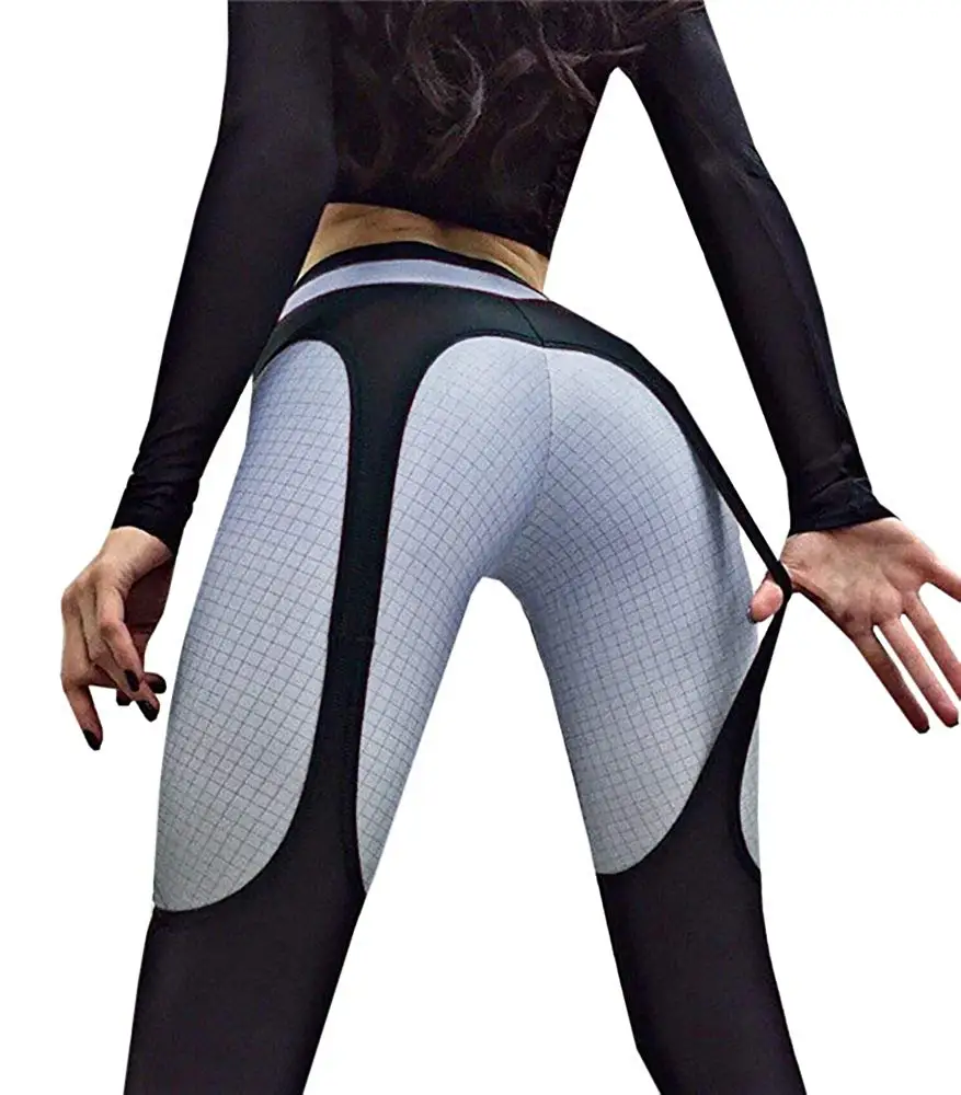 Multi Pocket Pants Yoga Pants Tooling Splicing Tight Sports Fitness Yoga  Pants