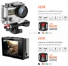 2.0 inch Ultra HD 4K 170 degrees Wide Angle Sports Camera dual screen 1080P/60fps action Camera wifi video camera H3R with Remol