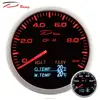 60mm 4in1 Oil Pressure Gauge Kit OLED Digital DC Volt Meter 12V Oil Temp meter gauge Water Temp clock kits Racing Auto Gauge