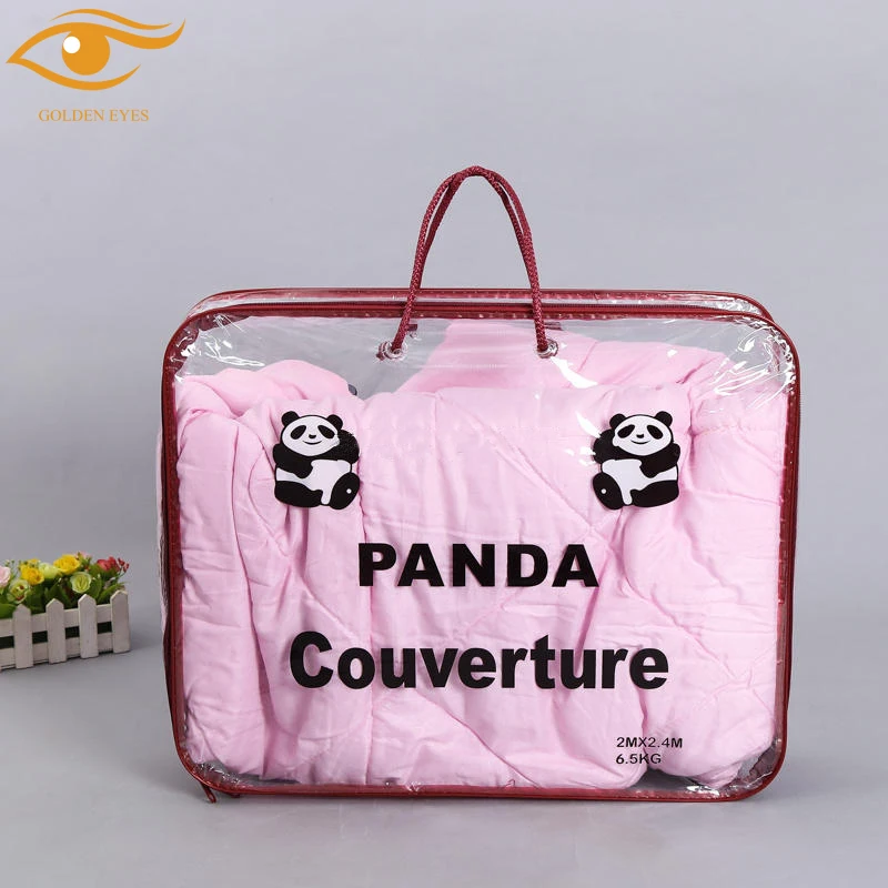 Transparent Zipper PVC Blanket Packaging Bag, Capacity: 5 Kg