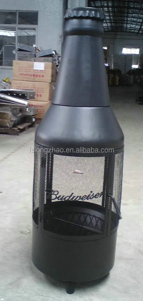 Modern Design Backyard Metal Beer Bottle Shaped Fire Pit Buy