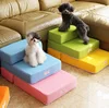 Mesh Folding dog stairs for bed pet steps wholesale pet accessories