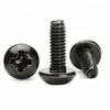 Galvanized Steel Phillips Black Pan Tilt Remote Dome Head Waterproof Thread Rolling Taptite Screw