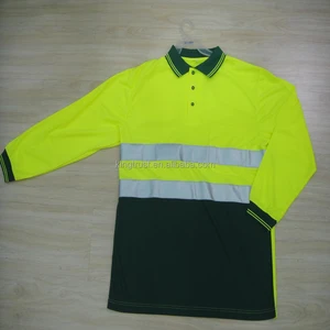 Professional Factory Supplies Men's Dry Fit Hi Vis Polo For Work Uniform Professional Factory Supplies Men's Dry Fit Hi Vis Polo For Work Uniform