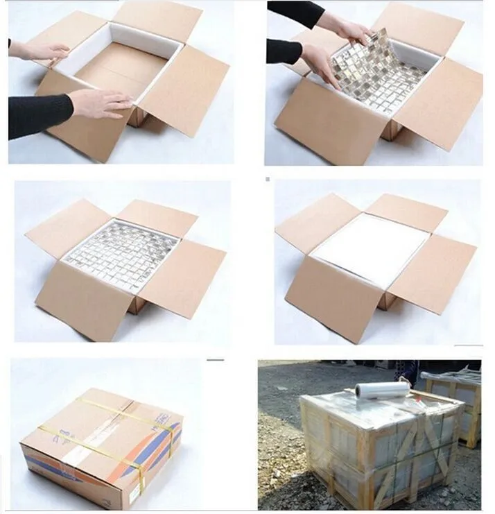 De Mármol Blanco Mezcla Diamantes Octagon De La Pared De Azulejos De