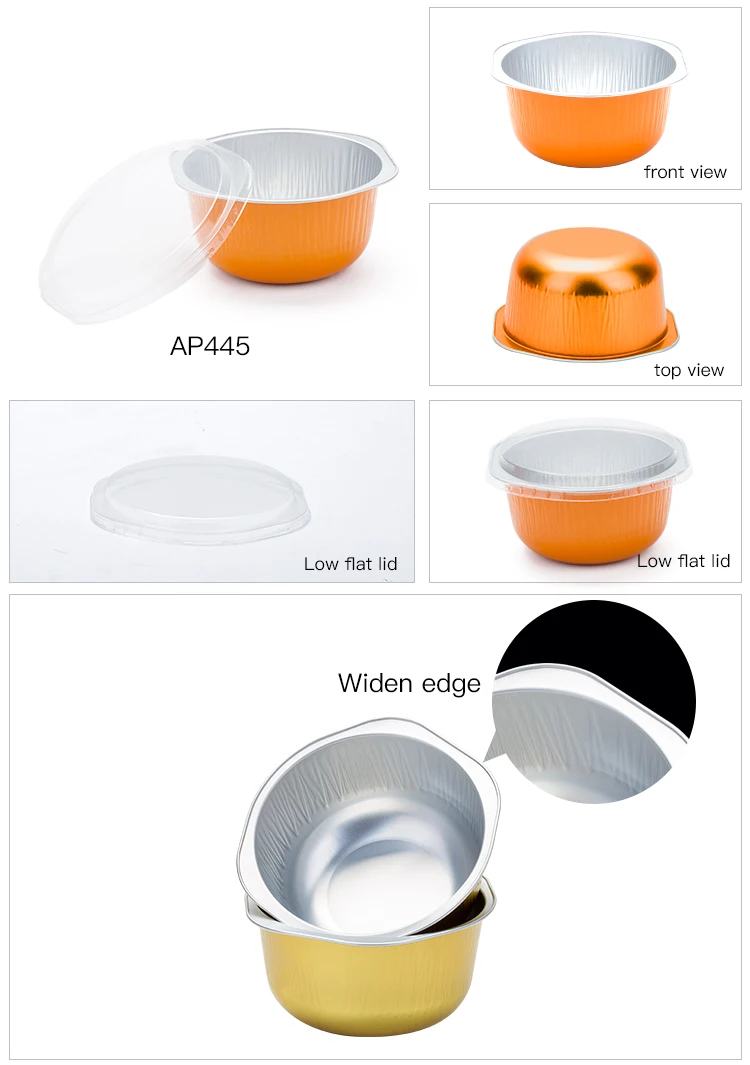 Latest Design Disposable Microwave Round Colored Laminated Printed