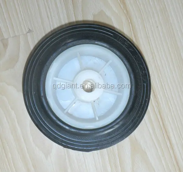 4inch Small Rubber Solid Wheel for Shopping Cart