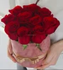 Fancy Hot Stamping Hat Paper Flower Packaging Box