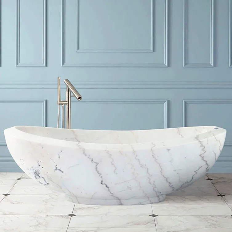 marble freestanding tub