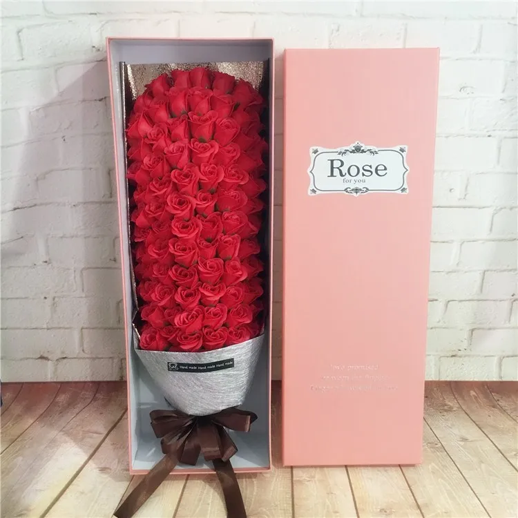 2016 Ybj Paper Flowers Box Box For Rose Flower Packaging Cardboard