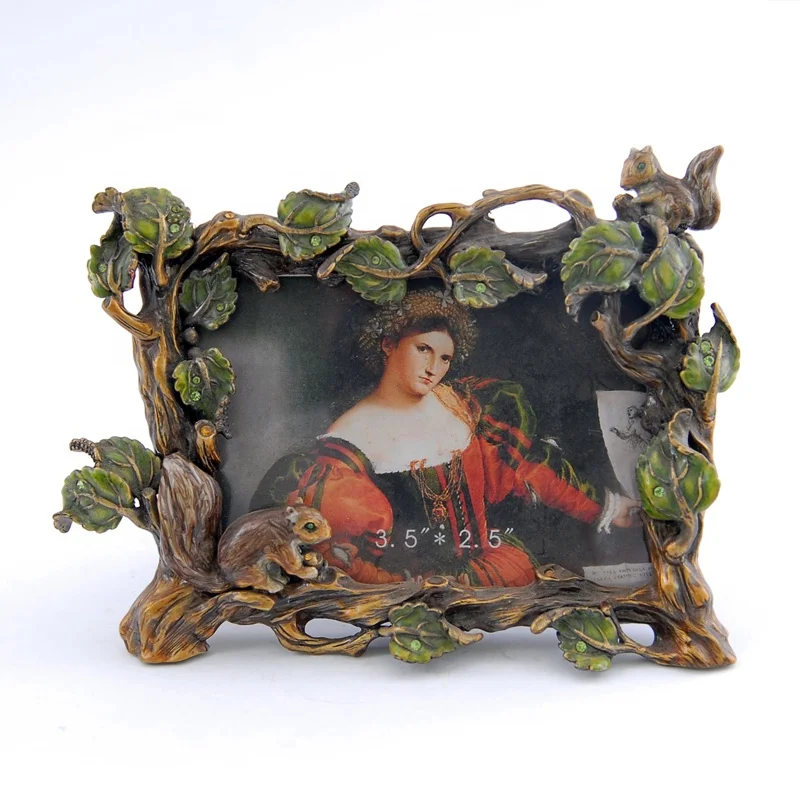 Custom Vintage Baroque Metal Photo Picture Frame Buy Digital Photo Frame,Mini Metal Photo