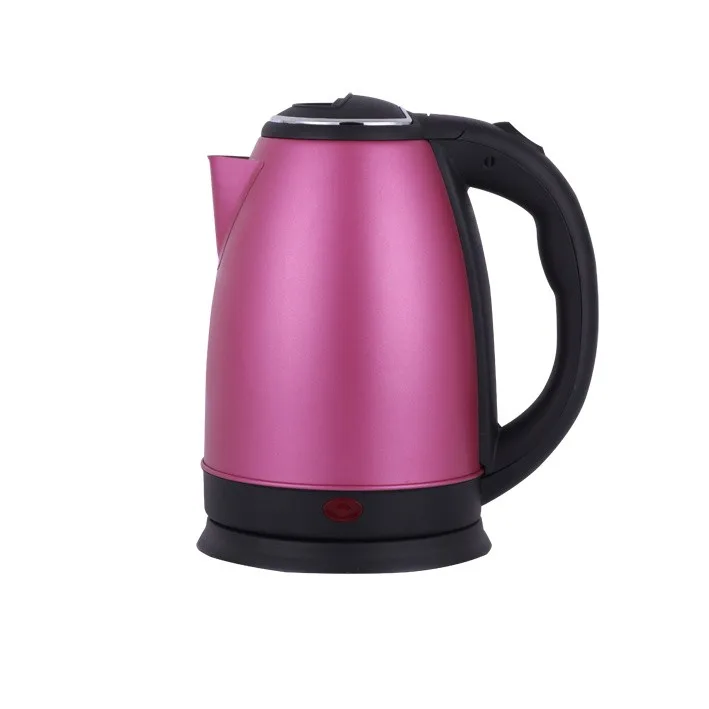 1.8 L Red Spray Paint Electric Kettle / Stainless Steel Electric Tea ...