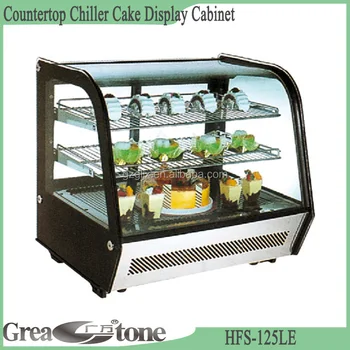 New Glass Cake Display Cabinet With 125l Capacity Buy Glass