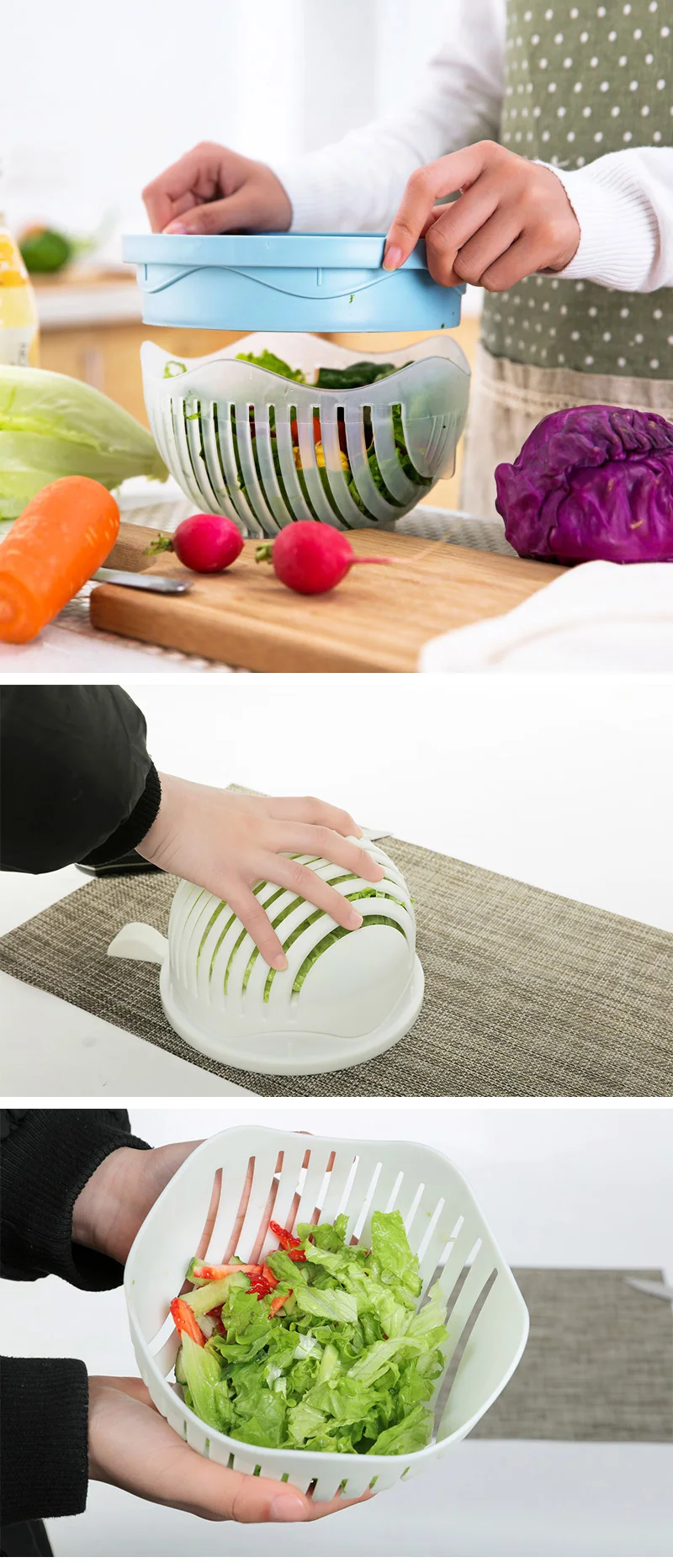 2018 New Kitchen Gadget Quick Cutter 60 Second Chopper Kitchen Tool