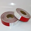 Red/White Adhesive Honeycomb Reflective Tape for vehicles