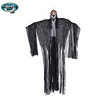 10 Feet 2 meter Giant Spooky Smile Face Hanging Ghost with Light up Eyes for Halloween Decorations