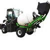 Hydraulic self-loading concrete mixer 1.2m3 cement mixer machine price