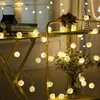 Creative Rattan Takraw Lights 10m 38 LED String Lights Garlands Villa Fence Beach Bar Wedding Christmas Party Decorations